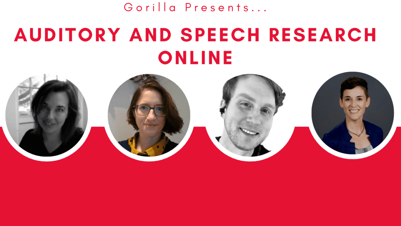 Gorilla Presents: Auditory and Speech Research