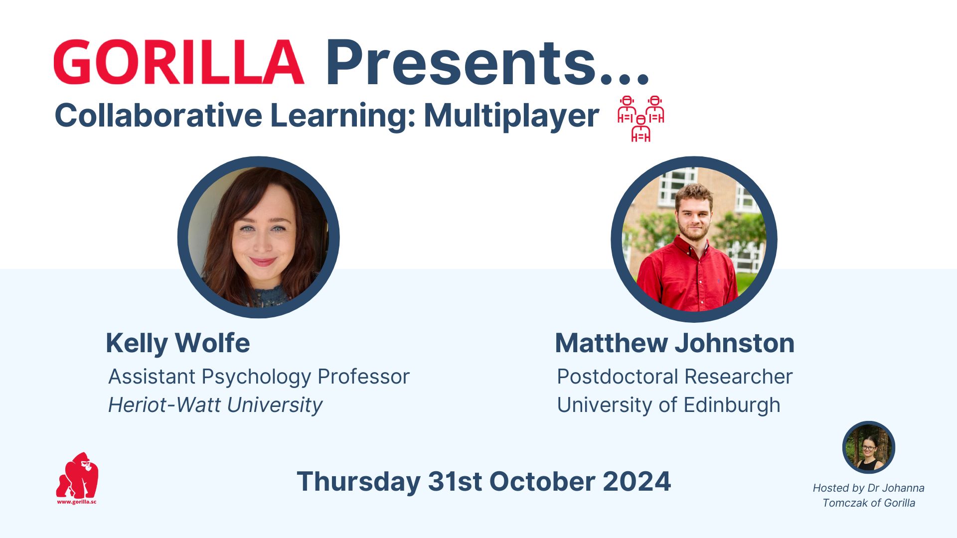 Gorilla Presents: Collaborative learning: Developing and validating the computerised Barrier Task with Multiplayer