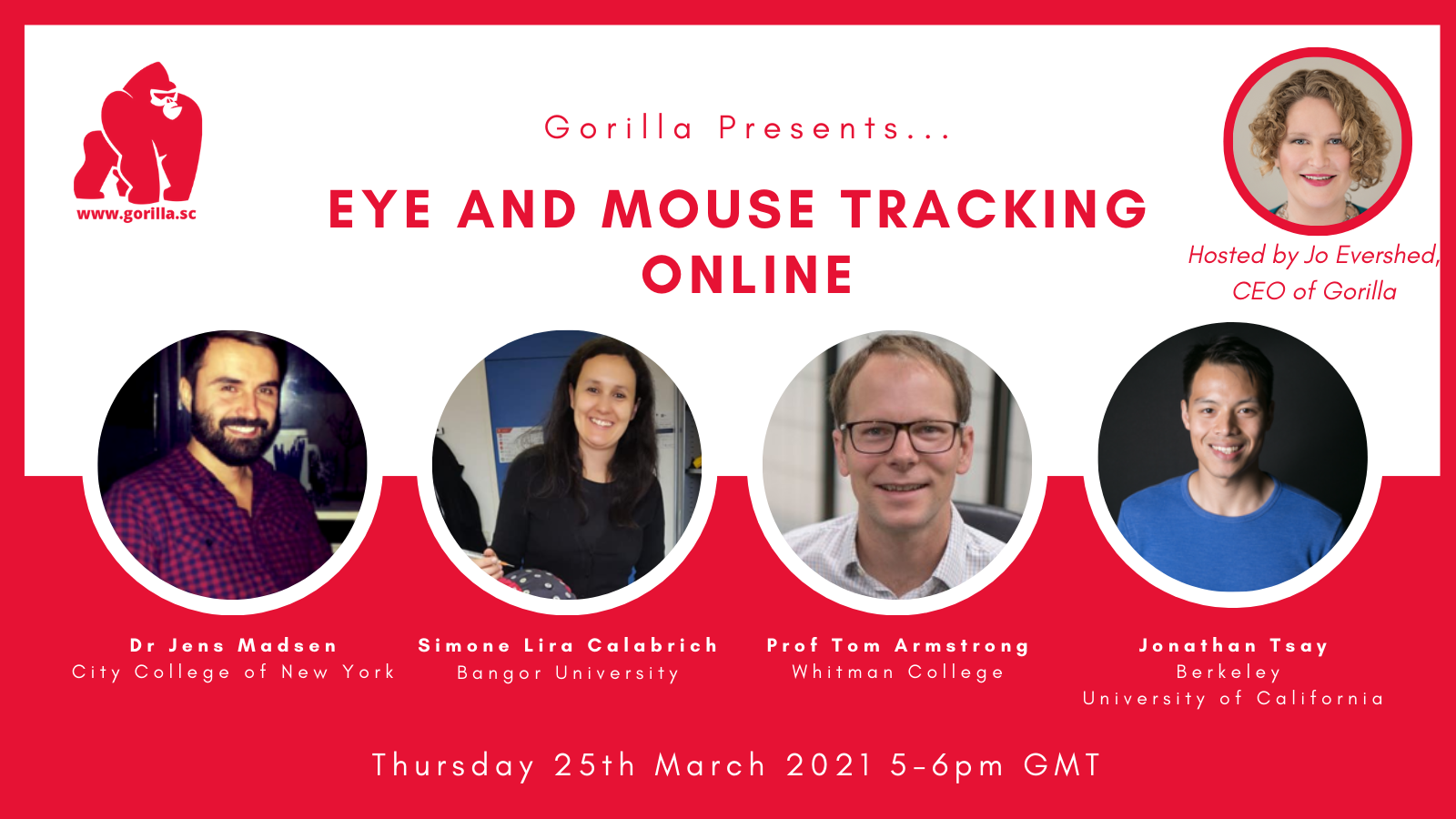 Gorilla Presents: Eye and Mouse Tracking Online
