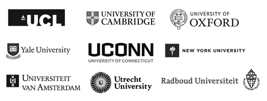 Array of logos of universities that use Gorilla