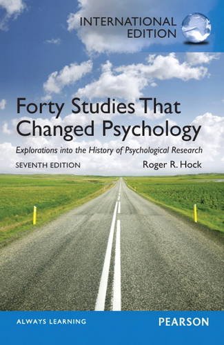 Screenshot of the cover of the Forty Studies That Changed Psychology book
