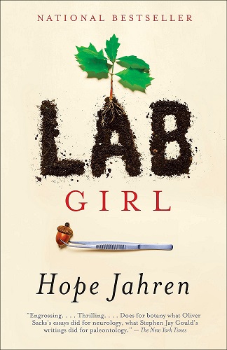 Screenshot of the cover of the Lab Girl book