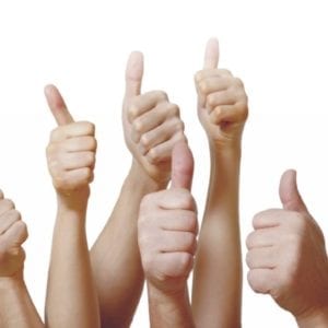 Several thumbs-up